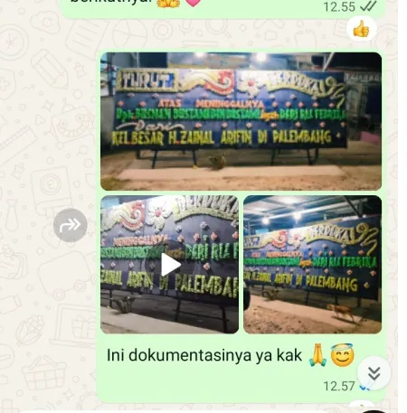 Pengiriman Papan Bunga Duka Karas Sedan