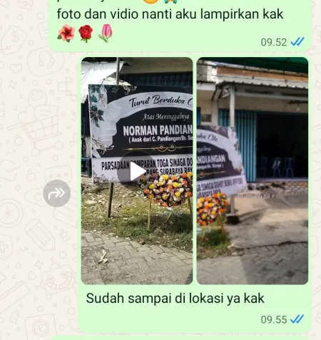 Pengiriman Karangan Bunga Karas Sedan